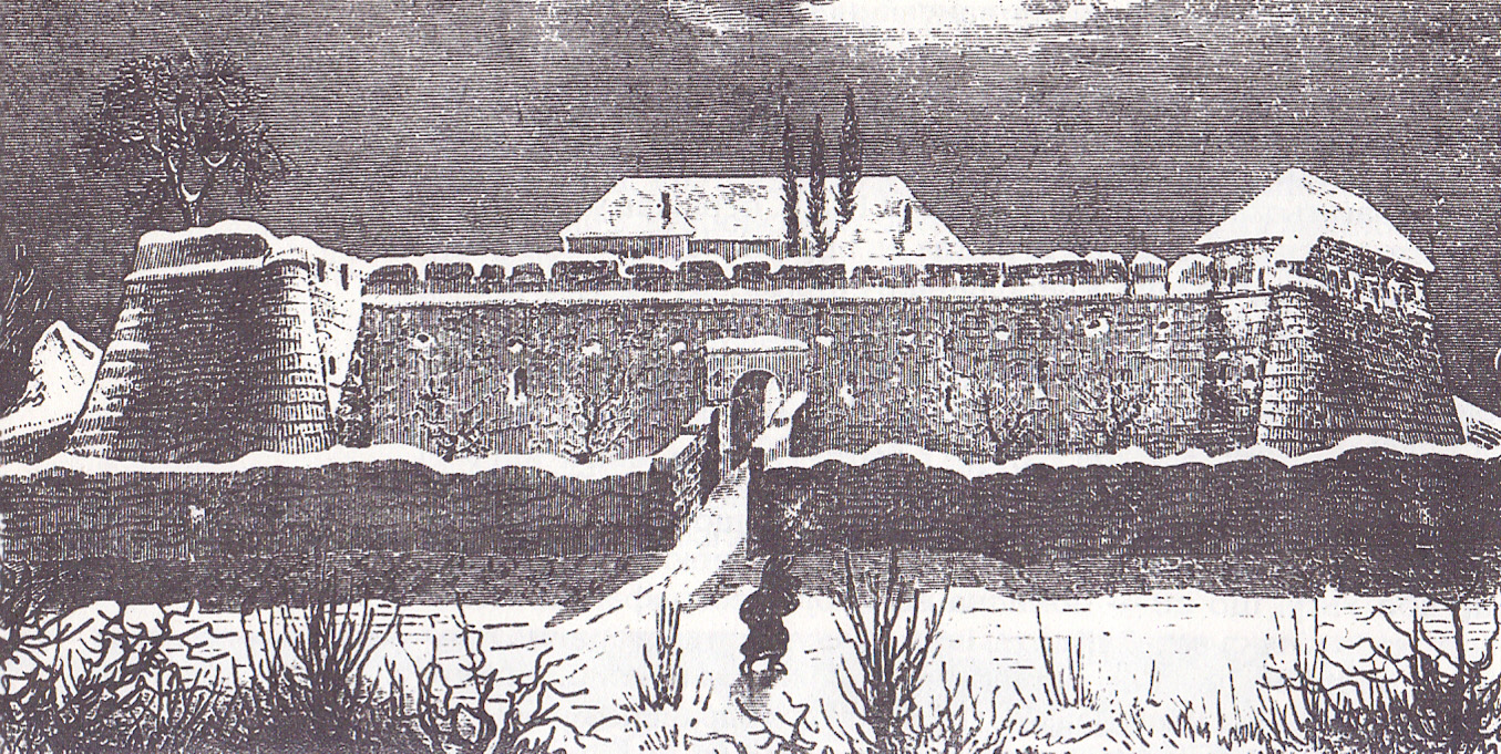 Ужгородський замок -гравюра XIX ст.