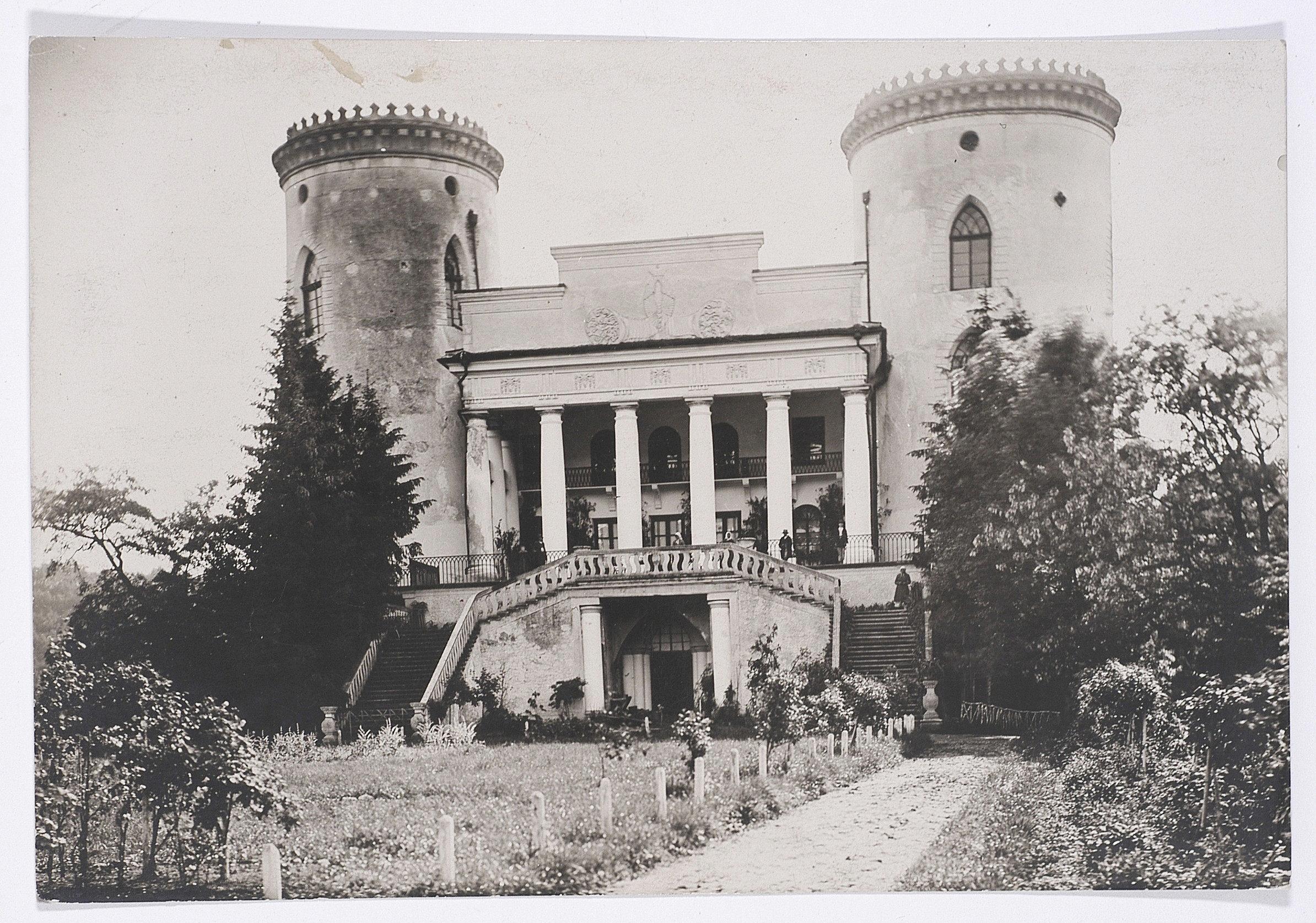 Червоногородський замок, фото 1930 року (Джерело: polona.pl)
