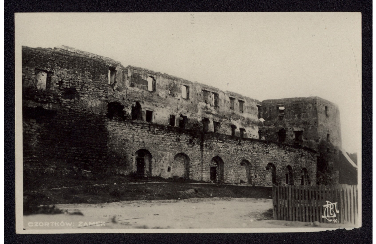 Чортків, замок 1926-1936 рр. (джерело - https://polona.pl)