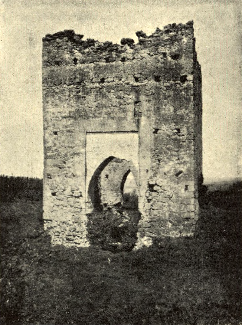 П’ятничанська вежа, початок XX ст. (З публікації: Wł. Antoniewicz, „Baszta w Pietniczanach”, „Ziemia”, Warszawa, 1912, t. 3, nr 35, s. 566.)