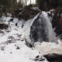 Водоспад Женецький Гук (гірський масив Ґорґани)