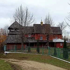 Дерев’яна церква села Попелі