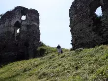 Бучацький замок, кругла південно-східна вежа, 2014