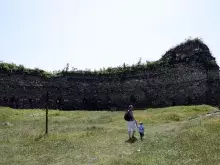 Бучацький замок, подвір'я замку, 2014