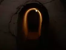 Один з коридорів бункера, 2015 рік