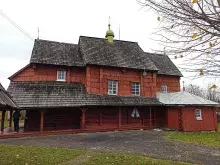 Дерев’яна церква села Попелі